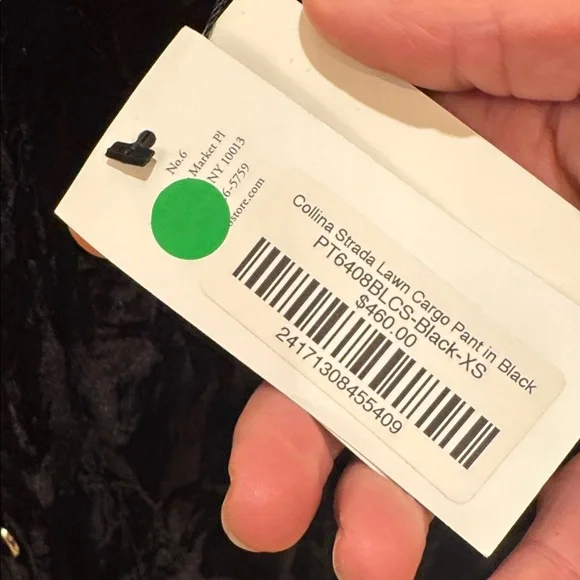 New Collina Strada Lawn Cargo Pant Black - Picture 5 of 7